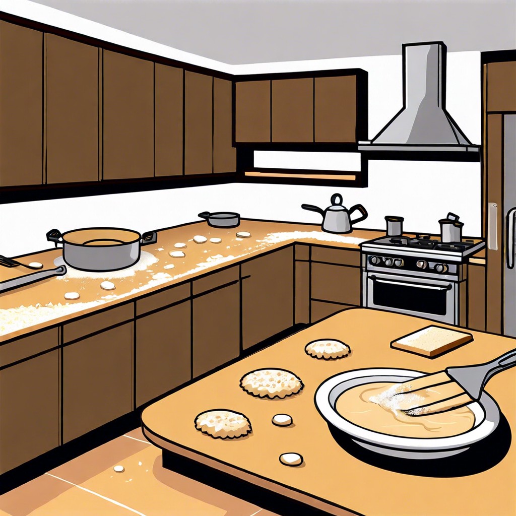 the concept of crime scene kitchen