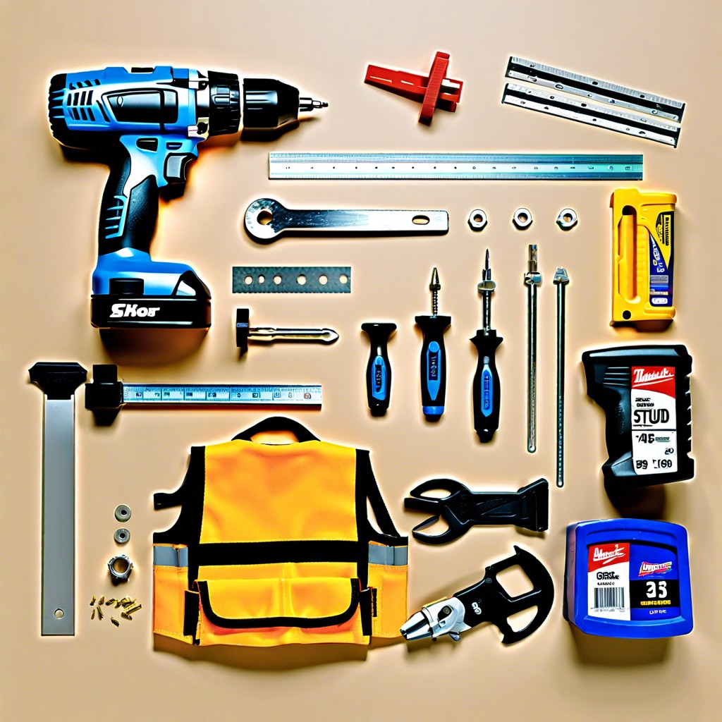 tools and materials needed for cabinet installation