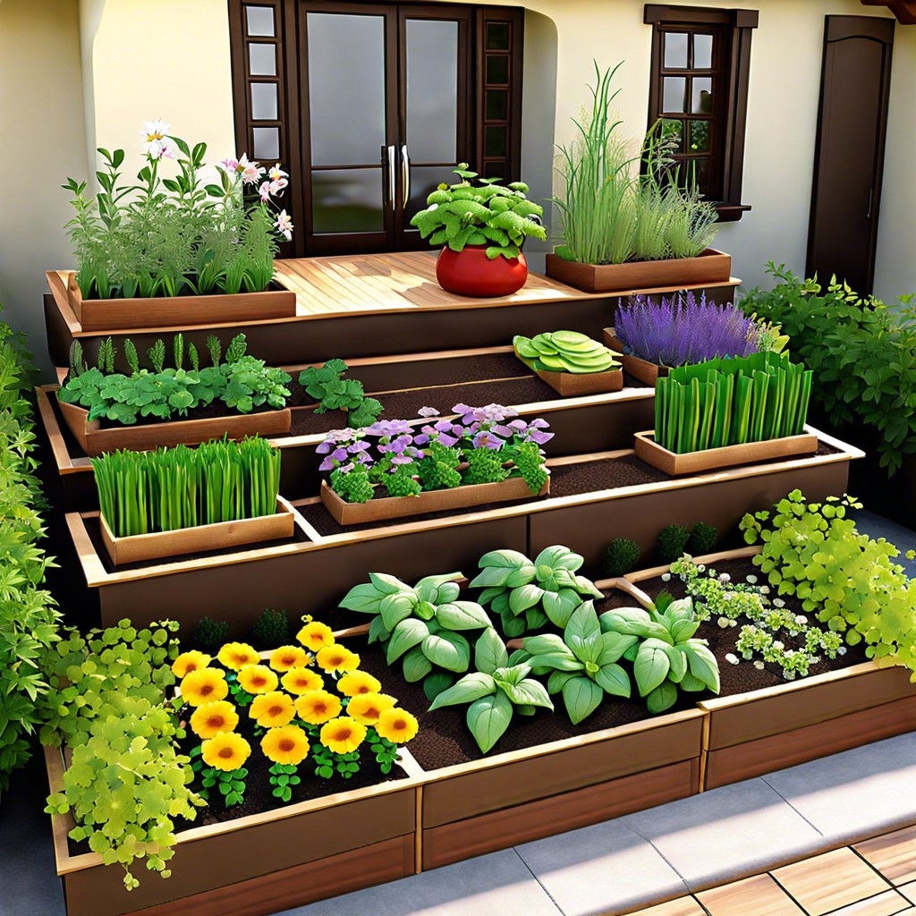 creating a multi tiered garden