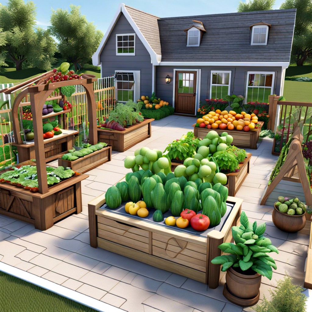 designing a kitchen garden for year round harvest