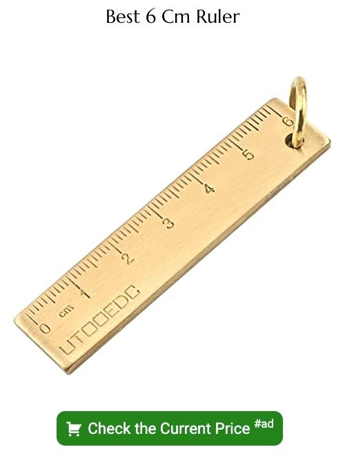 6 cm ruler