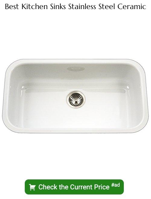 best kitchen sinks stainless steel ceramic