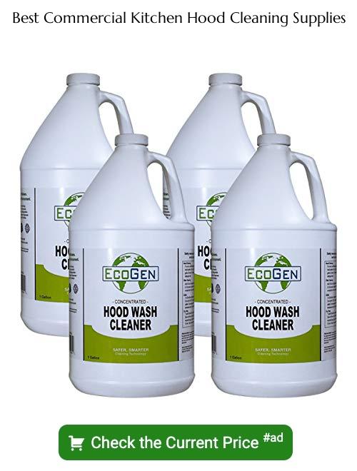commercial kitchen hood cleaning supplies
