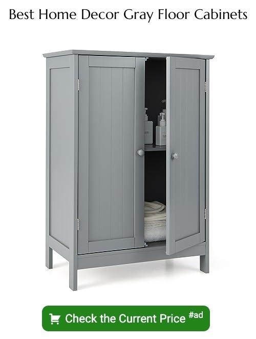 home decor gray floor cabinets