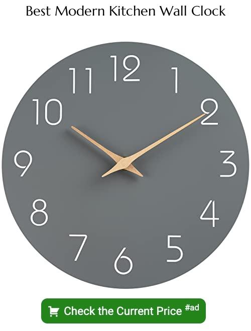 modern kitchen wall clock