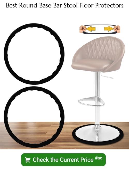 round base bar stool floor protectors