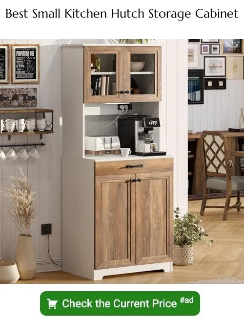 small kitchen hutch storage cabinet