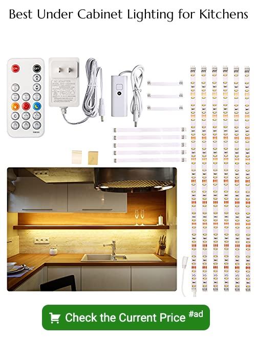 under cabinet lighting for kitchens