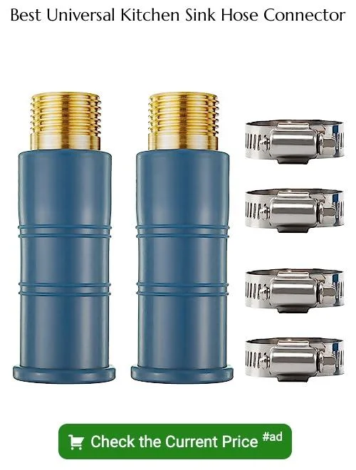 universal kitchen sink hose connector