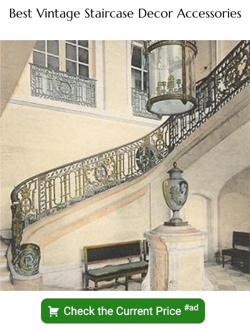 vintage staircase decor accessories