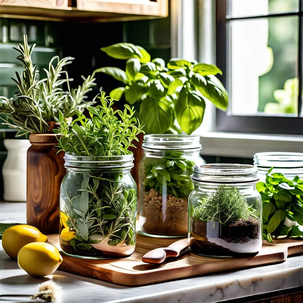 15 Brilliant Ideas For What To Put In Glass Jars On Kitchen Counter