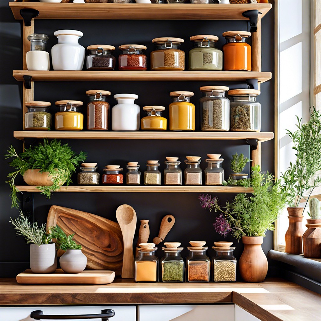 use bespoke containers for spices