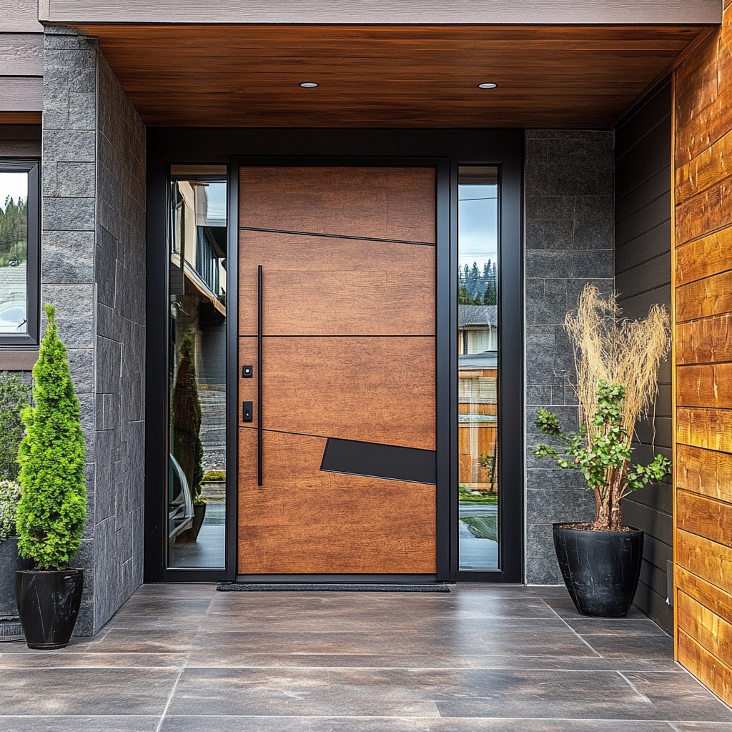 modern exterior door