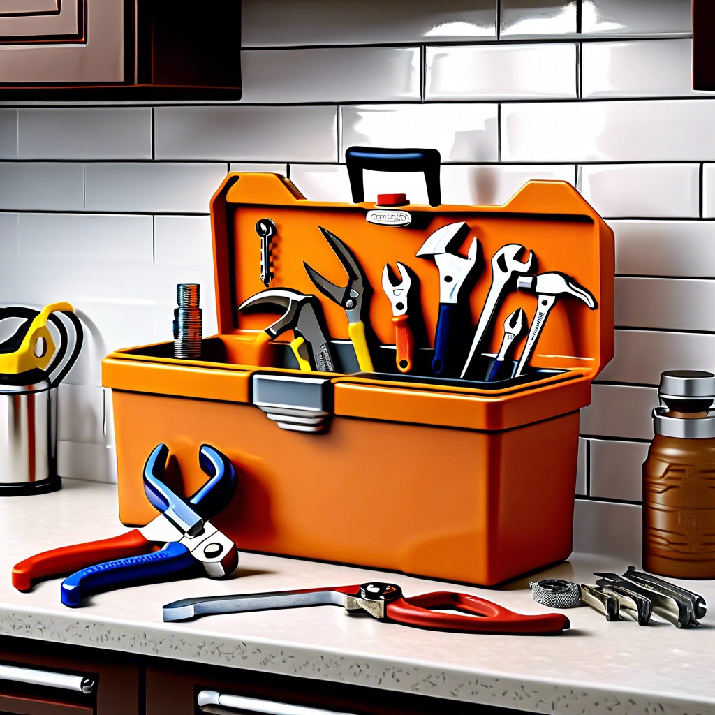 tools needed for kitchen sink pipes repair